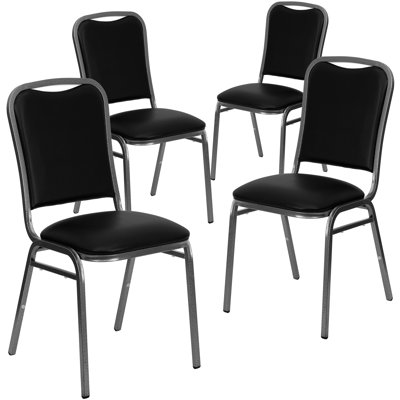 HERCULES Series Stacking Banquet Chair with and 1.5'' Thick Seat - Frame