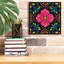 «Floral Fiesta Tile Ix» par Laura Marshall, art mural sur toile-102879000