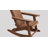 All-Weather HDPE Folding Adirondack Rocking Chair with Retractable Ottoman, 3-Position Adjustable Outdoor Rocking Chair for Patio, Gargen, Deck-1020284247