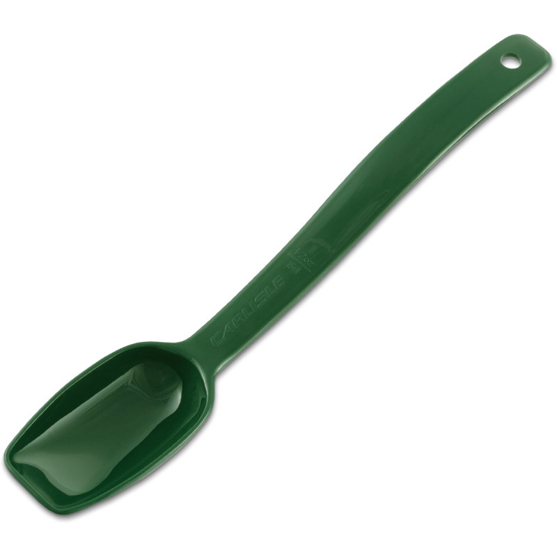 Produits alimentaires Carlisle 0,5 oz. Cuillère solide, Vert forêt