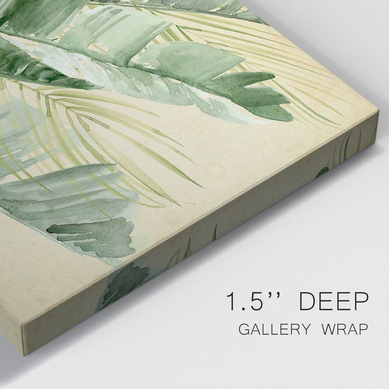 Banana Palms I - reproduction sur toile tendue, H 60 po x l 40 po x P 1 po