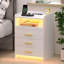 45cm W Manufactured Wood Bedside Table-1829771855