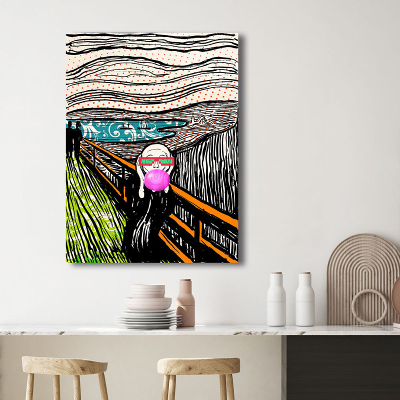 Screamer by Matt Spencer - Wrapped Canvas Print, 80cm H x 60cm W