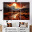 «Moonlit Sunset On Canyon Landscape IV - Canyon & Desert», art mural-40186106-40186110