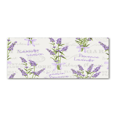 Lavender 1 Piece Wall Art on Canvas