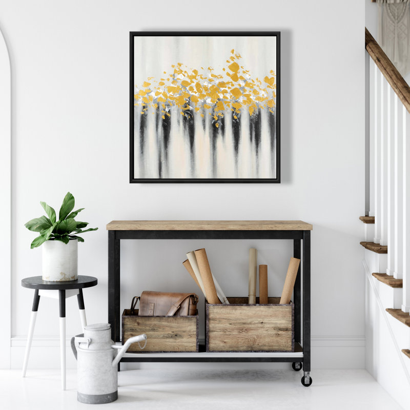 " Small Golden Spots ", 24" H x 24" W