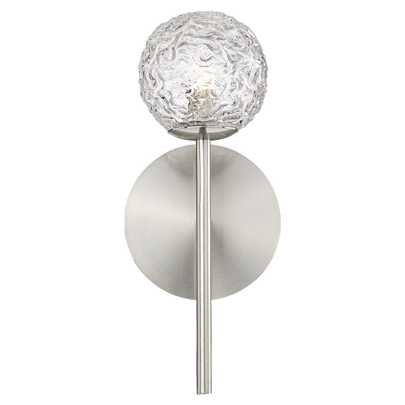 Anthonette - 1 Light 4" Sconce, Satin Nickel