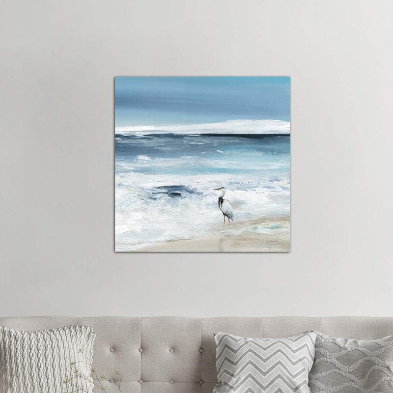 Tidal Fishing II by Carol Robinson - Wrapped Canvas Painting, 93.98 cm H x 93.98 cm W x 3.175 cm D