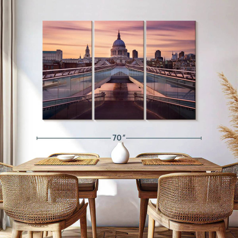 Lilie Millennium Bridge Vers St. Paul's, H 24 po x l 38 po