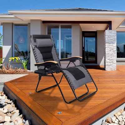 Chaises pliantes inclinables pour le jardin