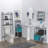Sarromo 3 Piece Industrial Pipe Shelves-108574113