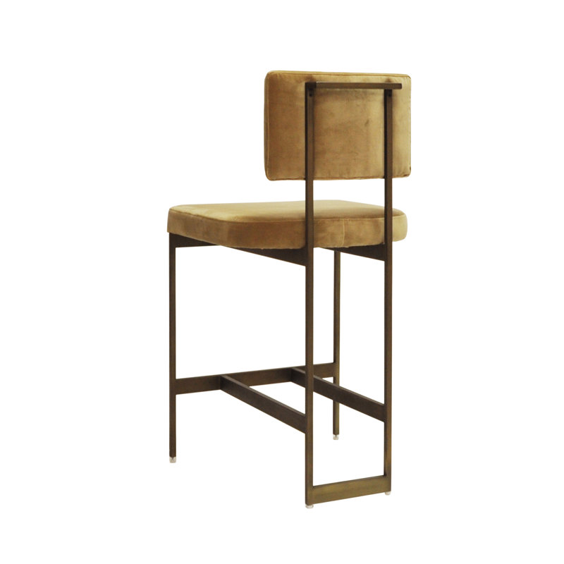 Baylor 26" Counter Stool, Bronze, Gray