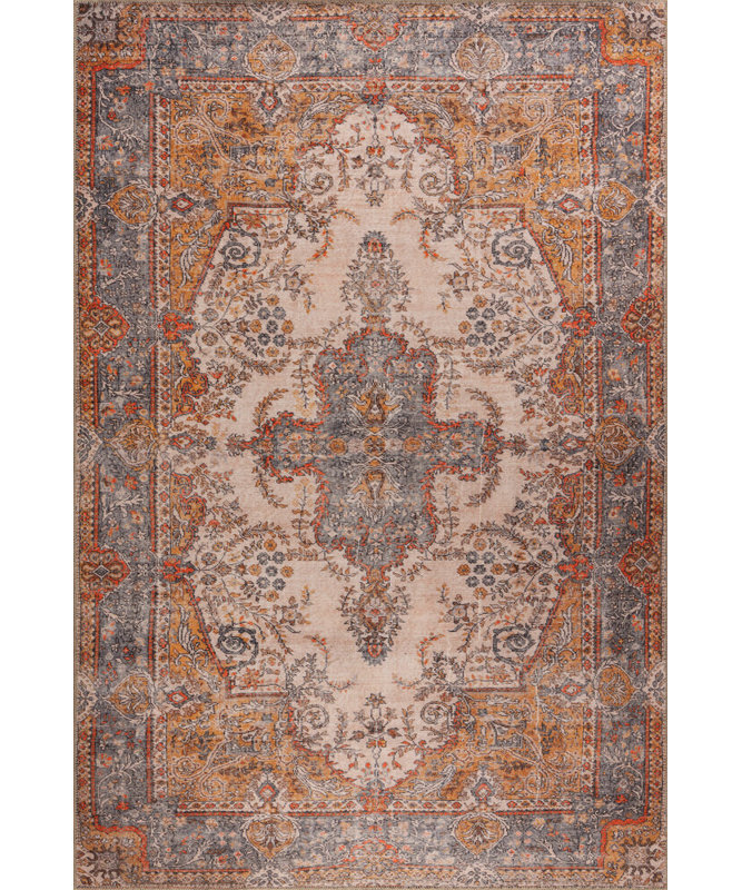 Tapis de couleur pastel décoratif à motif rétro Vintage, Rectangle 9 pi 9 po x 13 pi 2 po