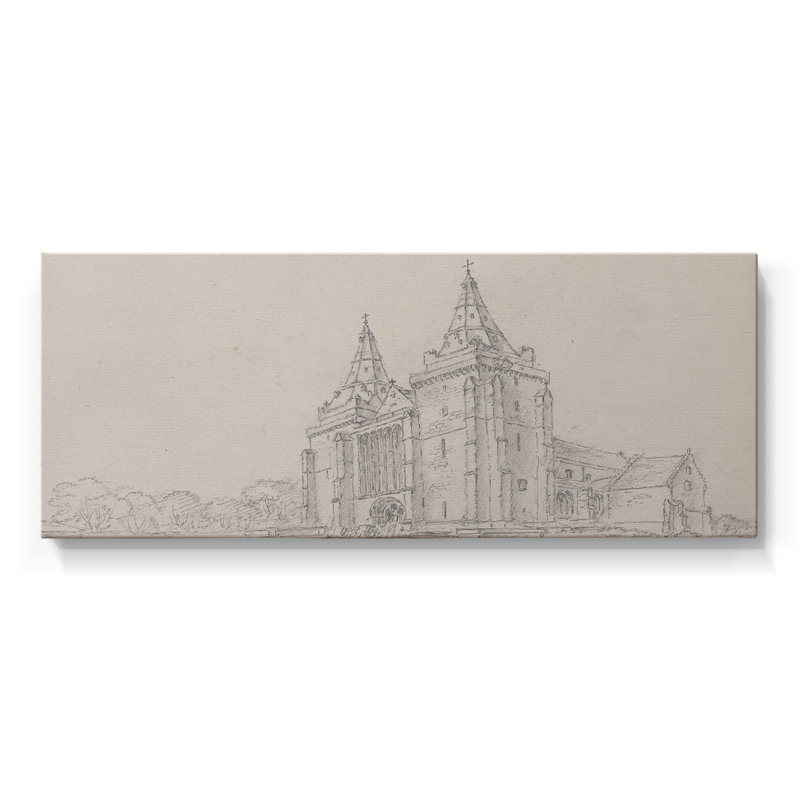 Série abstraite - CMXVII - Toile tendue avec châssis - Prêt à accrocher, H 12 po x l 30 po