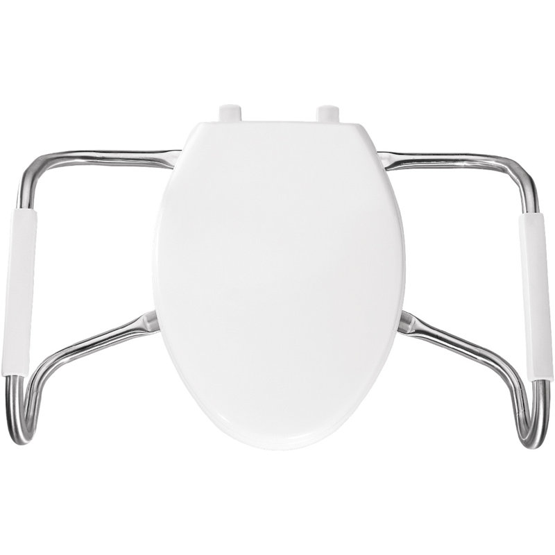 Siège de toilette allongé en plastique
