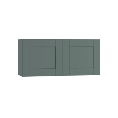 Gallery Express Haven Plywood Assembled 24 in W X 12 in D X 18 in H Wall Bridge Kitchen Cabinet with Soft Close in Meadow