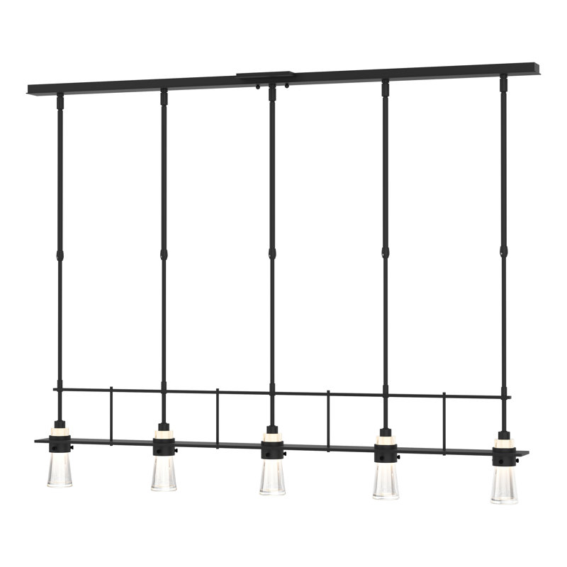 Erlenmeyer 5 - Light Kitchen Island Pendant, Black