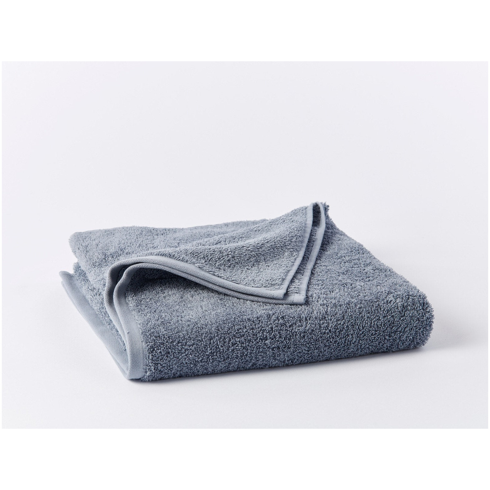 Cloud Loom Organic Bath Towel, Steel Blue, 6 Piece Towel Set