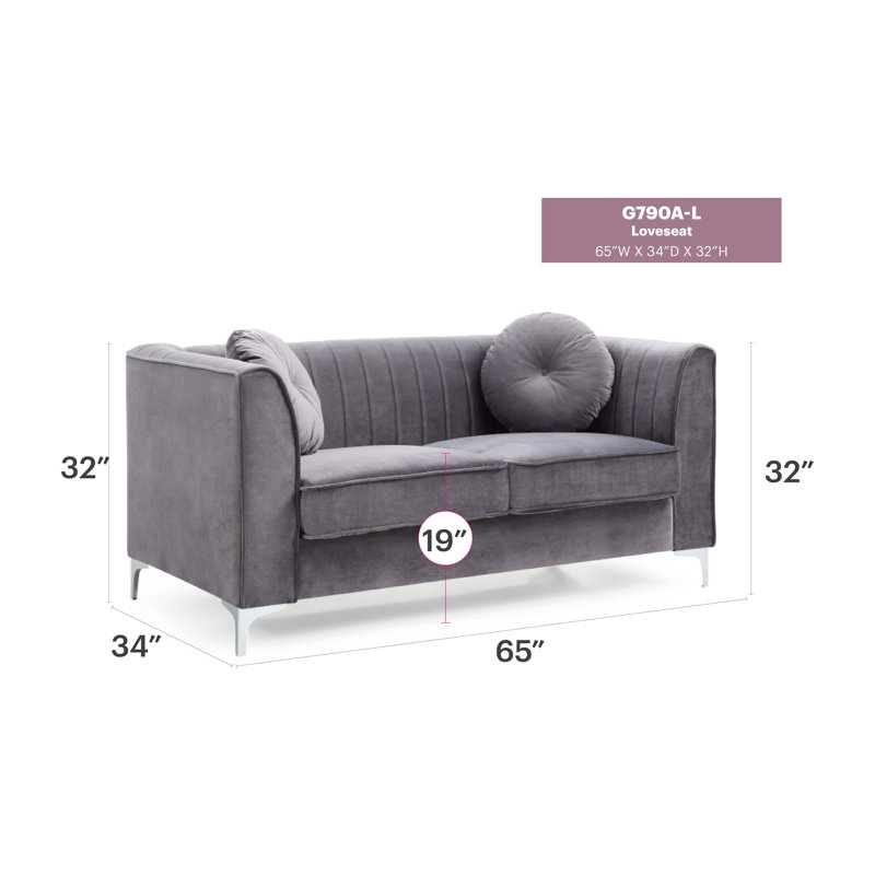 Causeuse contemporaine pour la vie moderne, Gris