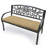 48" x 18" Outdoor Bench Cushion with Ties-1557750453