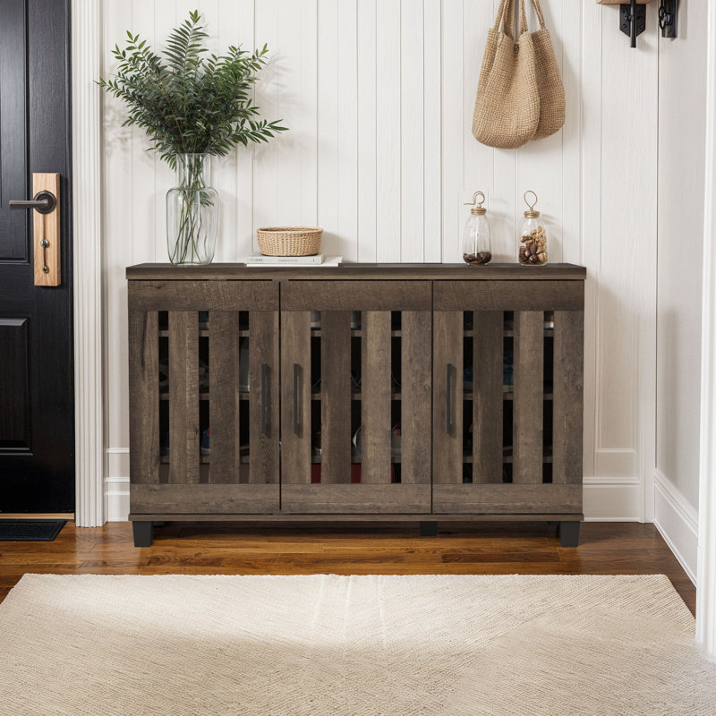 Banos 16 Pair Shoe Storage Cabinet - Organize Now!
