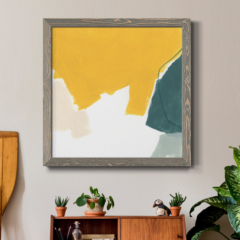 Toile Tilt-Premium encadrée Tilt, Encadré gris, H 24 po x l 24 po x P 1 po