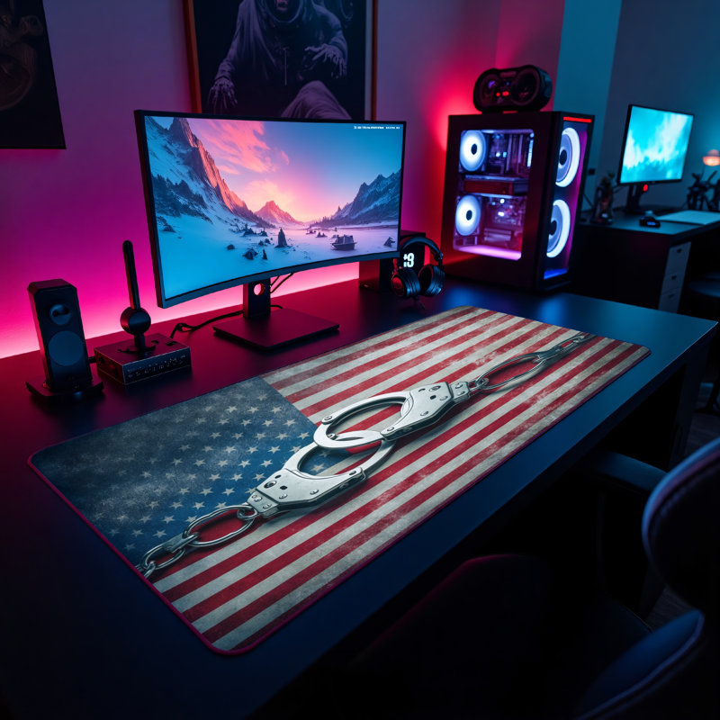 Polyester Desk Pad, 23.6x13.8