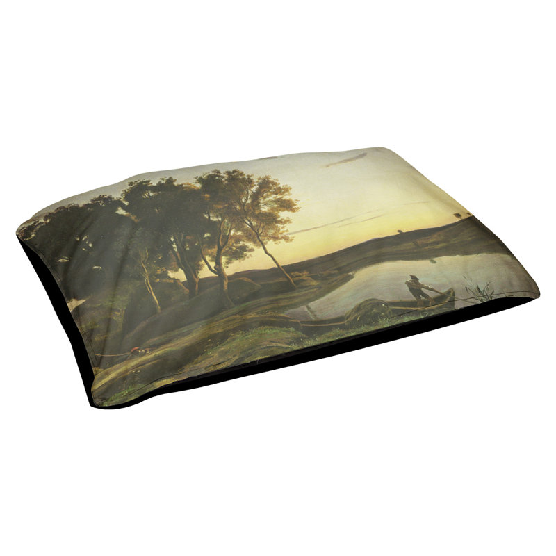 Coussin pour chien d’extérieur Washam, Moyen (L 29,5 po x P19,5 po x H 9,5 po)
