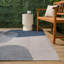Tapis d'intérieur / extérieur crème / bleu marine Daniel-1483047329