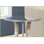 Table basse transitionnelle gris miroir pour le salon et amp; Chambre à coucher, plateau spacieux pour lampes / décor, finition glamour réfléchissant la lumière
