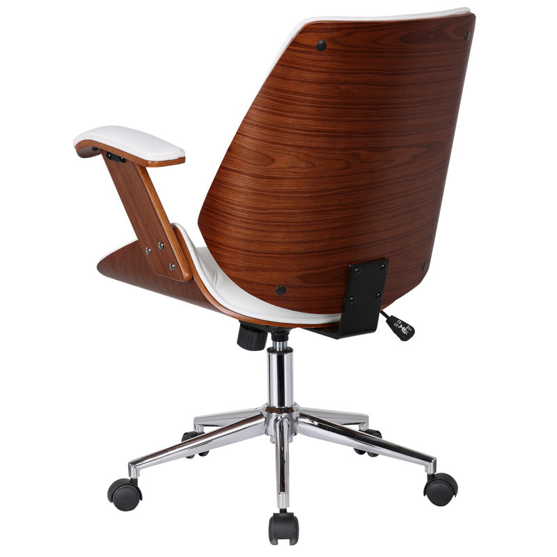 Smythe Langley Street Ergonomic Desk Chair, Flat White