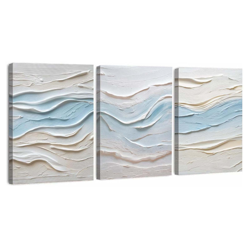 3 Piece Wrapped Canvas Wall Art