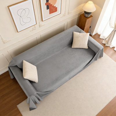 Sofa Cover With Waterproof Protection,  Soft Quilted Pet Friendly Couch Protector, Anti Slip Design For Furniture, Kids And Pets