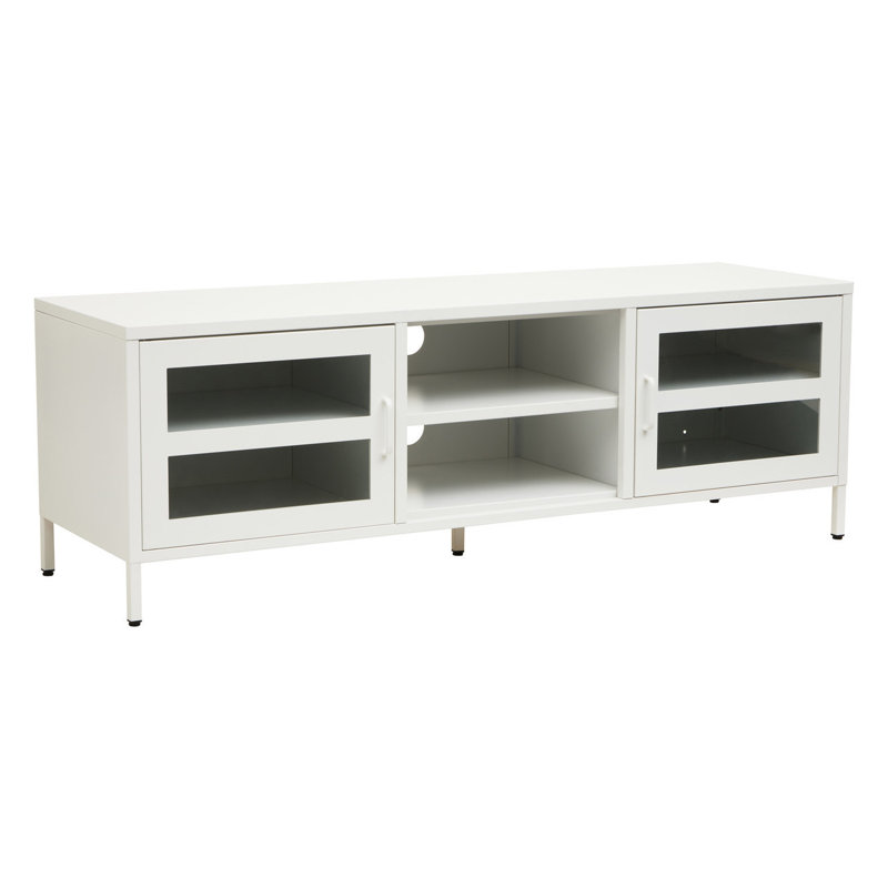 Jubeda Unfinished TV Stand for TVs up to 48", White