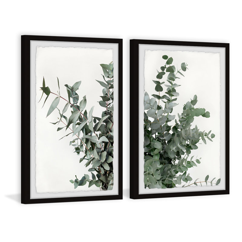 Diptyque de plante magique, H 36 po x l 24 po
