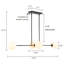 Luminaire suspendu pour îlot de cuisine 4 lumières Jaclyn-1459918707