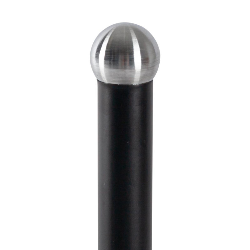Harbour Housewares - Metal Kitchen Roll Holder, Black