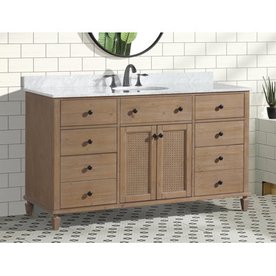Berkely 60" Freestanding Single Bathroom Vanity