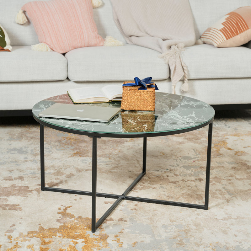 Bason Cross Legs Coffee Table