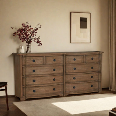 Large-Capacity Retro Sideboard
