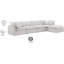 Canapé modulaire 5 pièces Itala-94482416