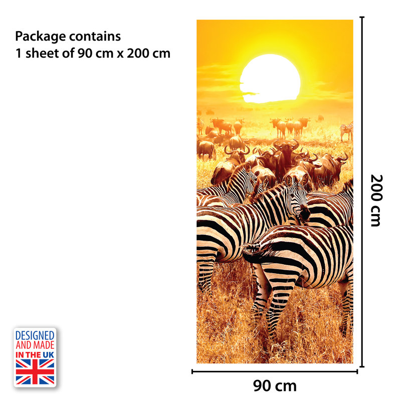 Savana Wildlife Wall Mural