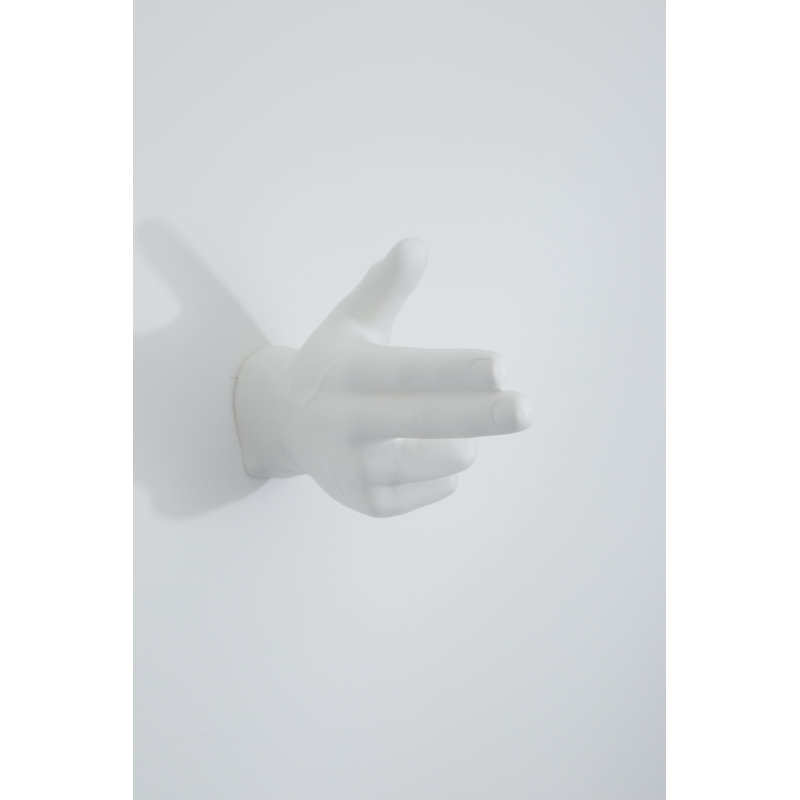 Seren White Bang Bang Wall Mount - 9" long