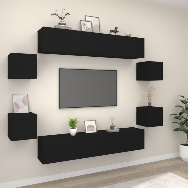 Lenahan Unfinished Entertainment Centre for TVs up to 28", Sonoma Oak, 150cm