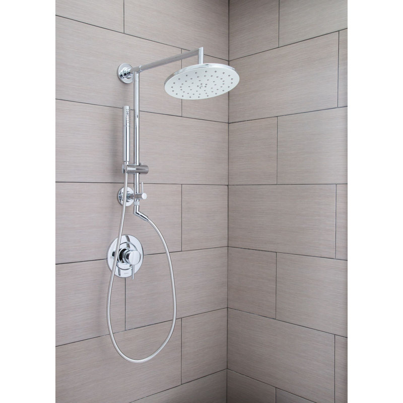 Moen Annex Rail Slide Bar Shower Pipe, Chrome