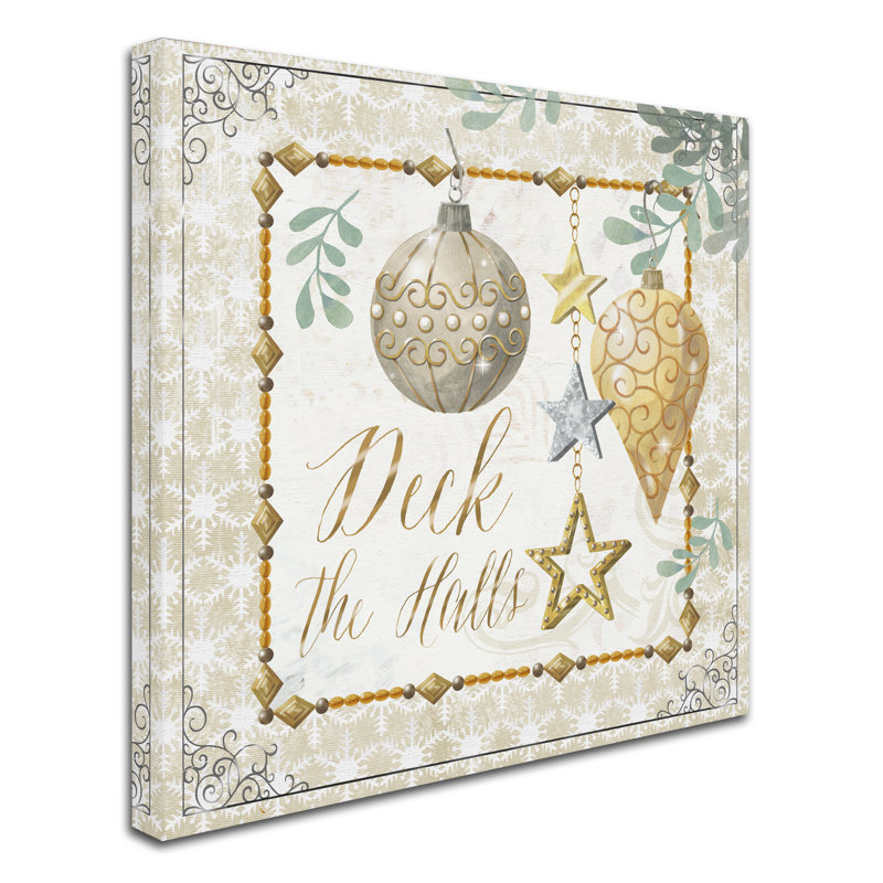 « xmas sparkle », reproduction d’impression sur toile tendue, H 35 po x l 35 po