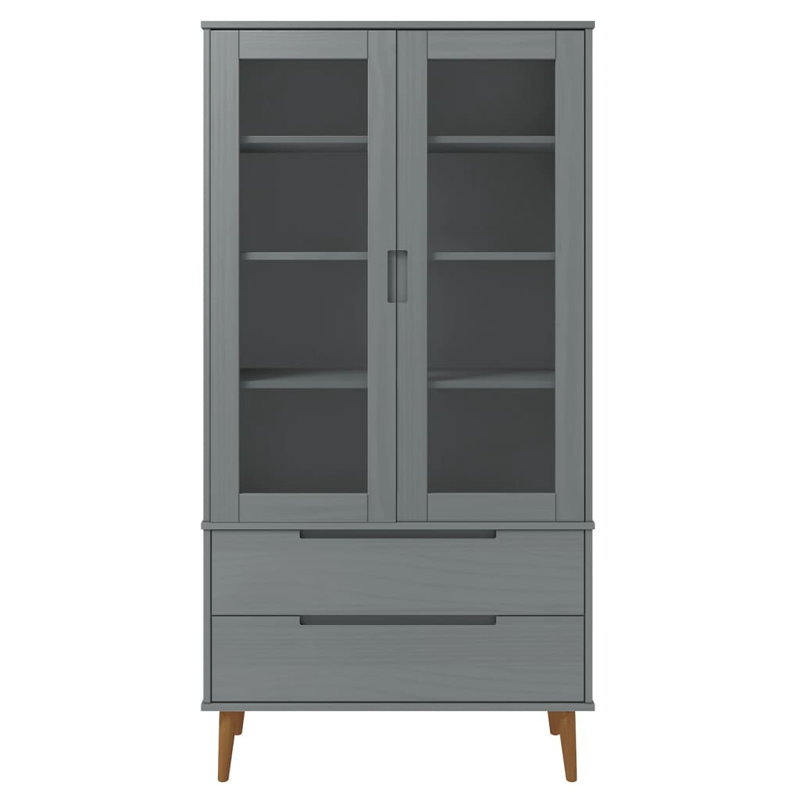 Display Cabinet, in Grey
