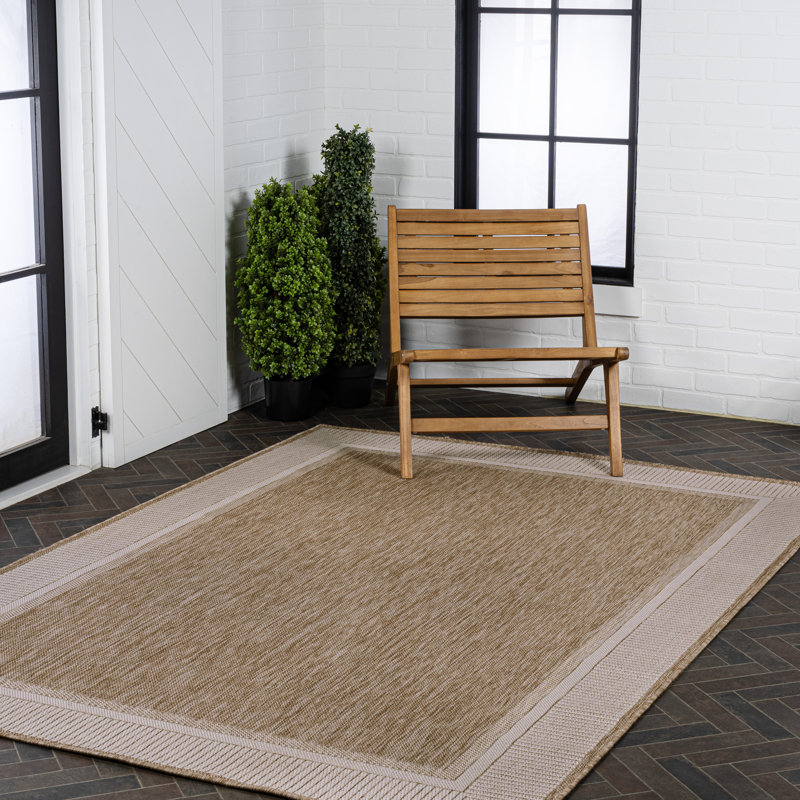 Tapis d'intérieur / extérieur Kaliee, Rectangle 2 pi 11 po x 4 pi 11 po