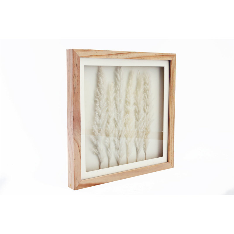 Traditional Plants & Flowers Wall Decor on Solid Wood