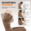 Chaise de bureau moderne rembourrée avec assise large, dossier rembourré et siège à pieds croisés-628425588